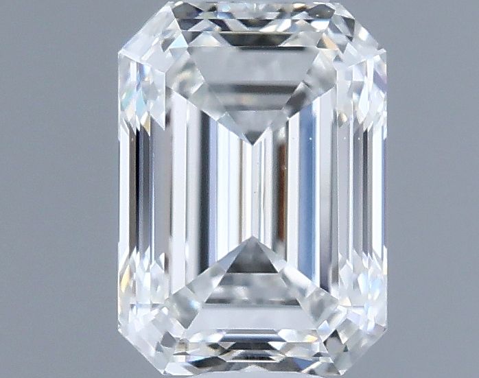 0.7ct Emerald F VS2 Natural Diamond
