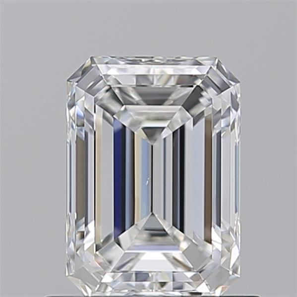 0.9ct Emerald F VS2 Natural Diamond