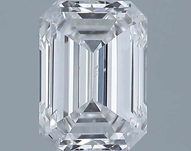 0.6ct Emerald F VS2 Natural Diamond