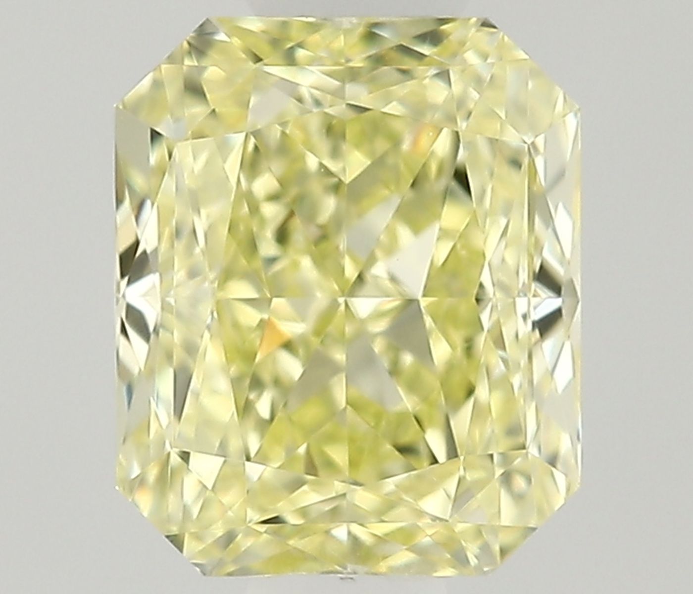 0.52ct Fancy Natural-even Yellow Radiant Natural Diamond