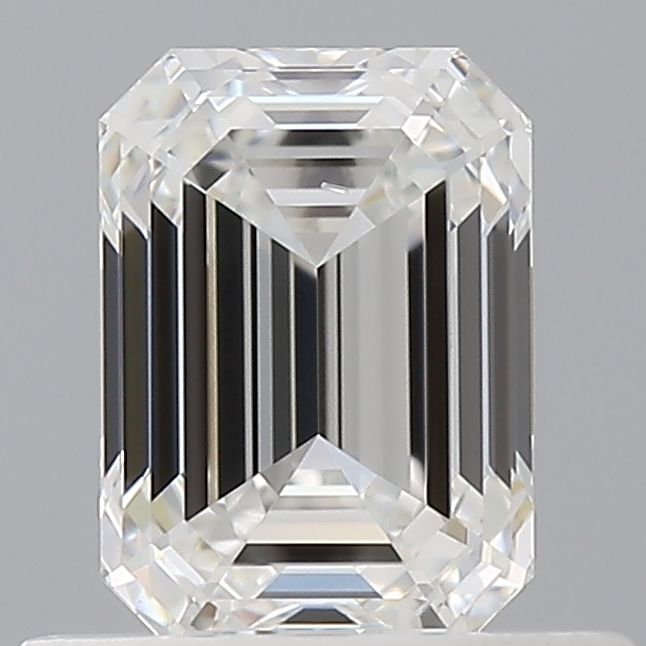 0.71ct Emerald F SI1 Natural Diamond