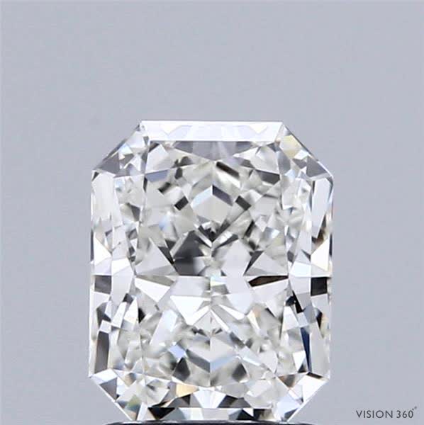 1.53ct Radiant I IF Natural Diamond