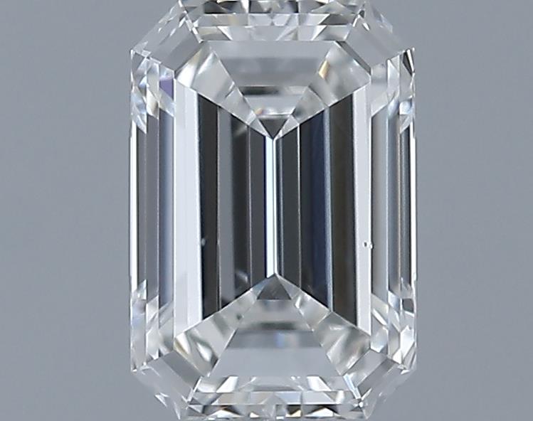 0.7ct Emerald F VS2 Natural Diamond