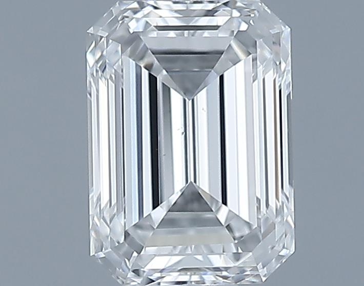 0.61ct Emerald F VS2 Natural Diamond