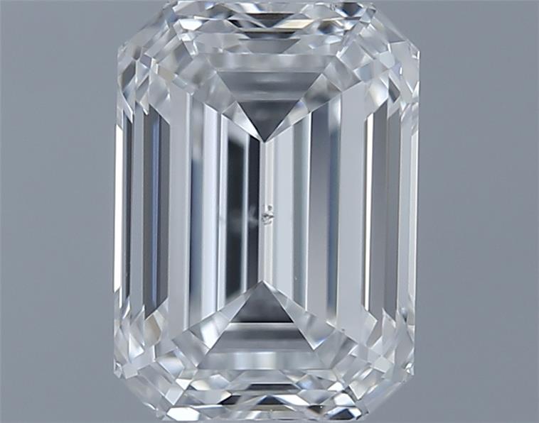 0.8ct Emerald F SI1 Natural Diamond