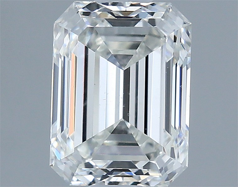0.72ct Emerald H SI1 Natural Diamond