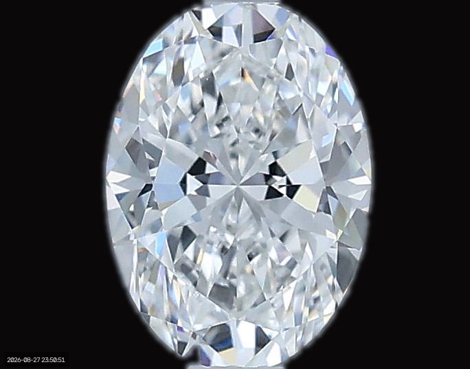 0.54ct Oval F VS1 Natural Diamond