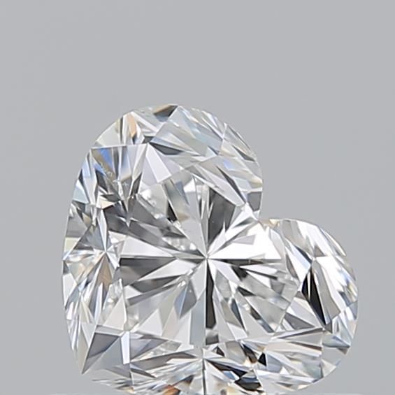 0.71ct Heart F SI1 Natural Diamond