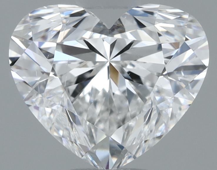 0.82ct Heart F SI1 Natural Diamond