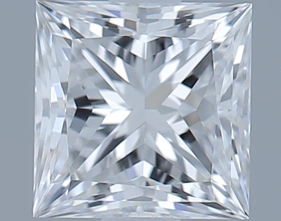 0.6ct Princess D VVS1 Natural Diamond
