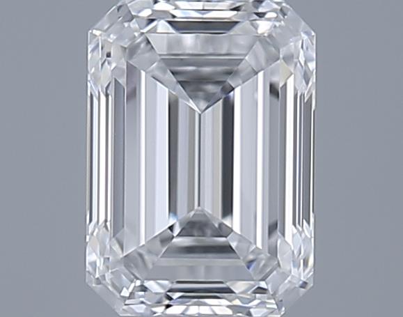 0.74ct Emerald D VVS2 Natural Diamond