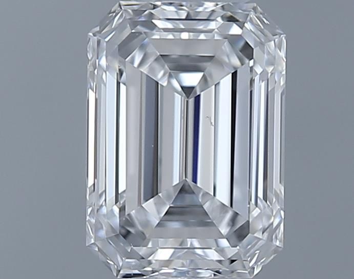 0.61ct Emerald D VS2 Natural Diamond