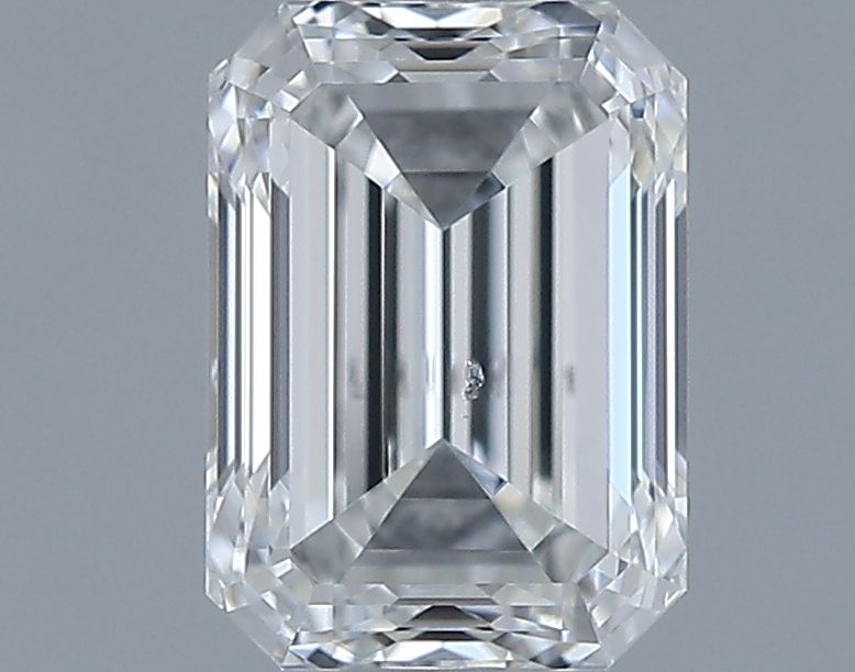 0.81ct Emerald F SI1 Natural Diamond