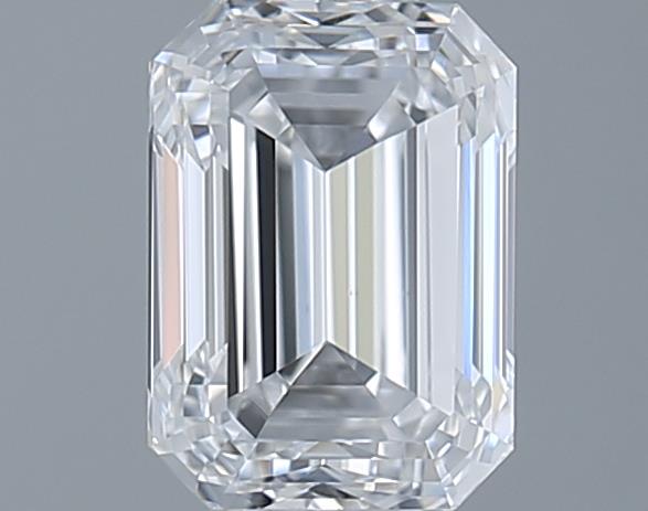 1ct Emerald D VVS2 Natural Diamond