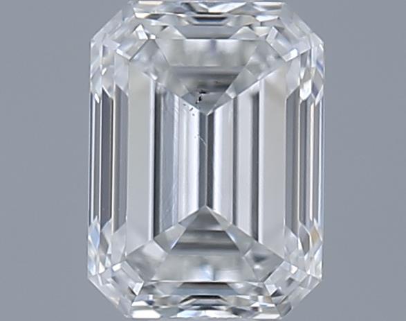 0.7ct Emerald H SI1 Natural Diamond