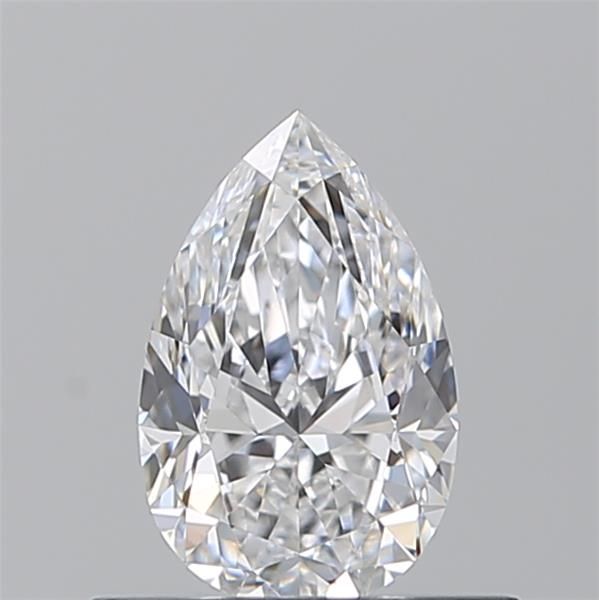 0.53ct Pear D IF Natural Diamond
