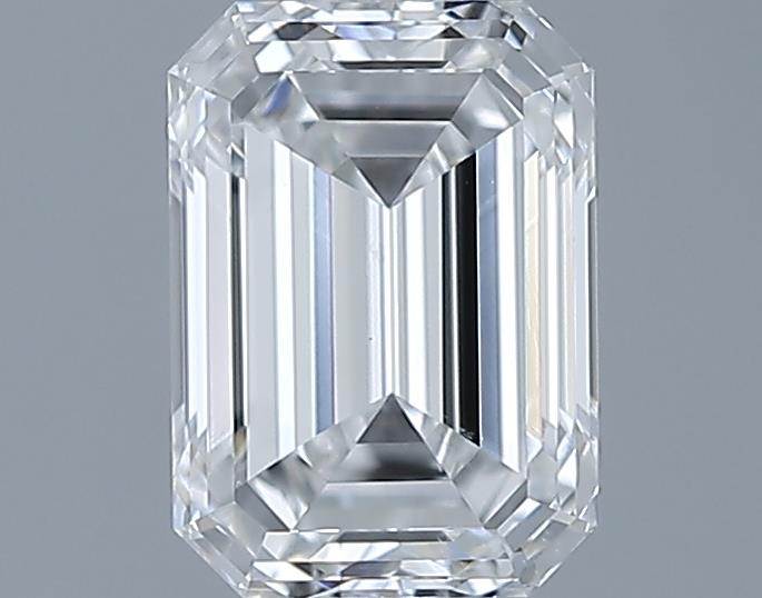 0.7ct Emerald F SI1 Natural Diamond