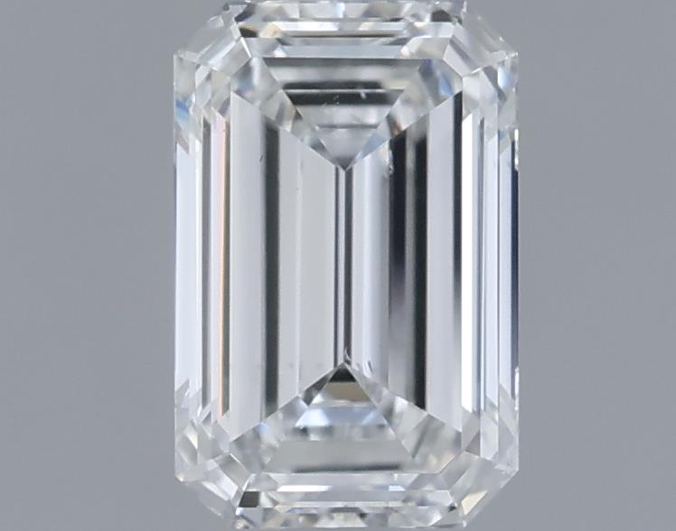 0.81ct Emerald F SI1 Natural Diamond