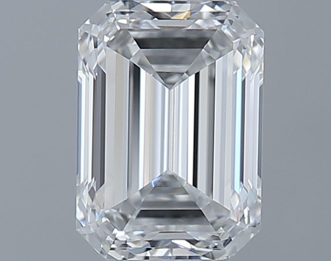 0.61ct Emerald D VVS1 Natural Diamond