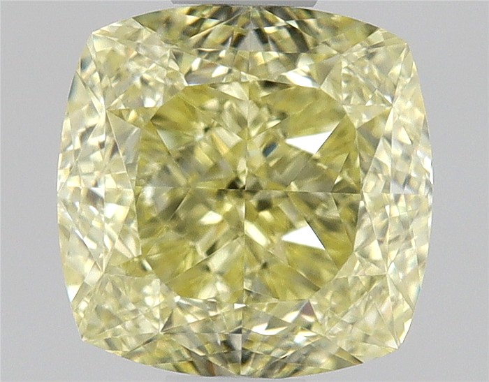 1ct Fancy Yellow Cushion Natural Diamond
