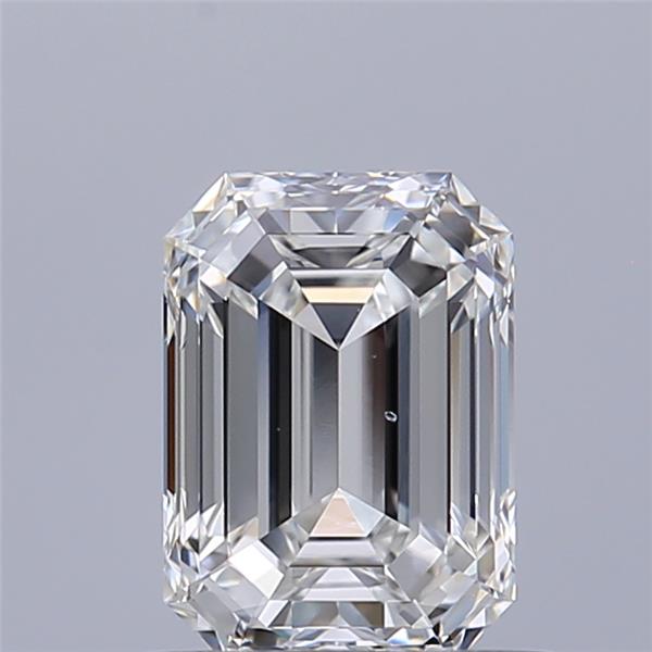 0.72ct Emerald F VS2 Natural Diamond