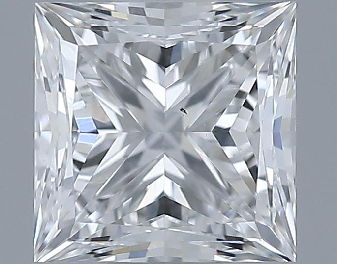 0.71ct Princess F SI1 Natural Diamond