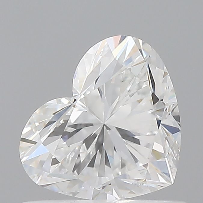 0.72ct Heart F VVS1 Natural Diamond