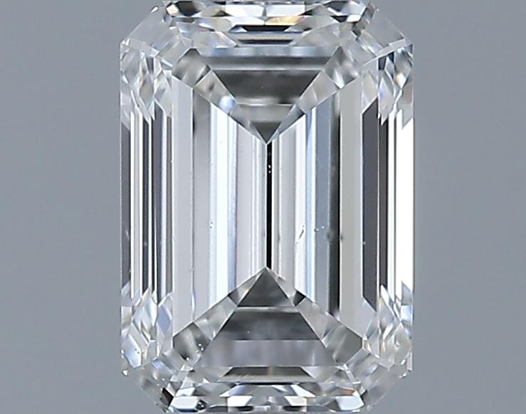0.81ct Emerald F SI1 Natural Diamond