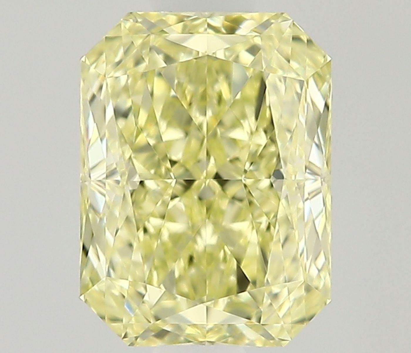 0.73ct Fancy Natural-even Yellow Radiant Natural Diamond