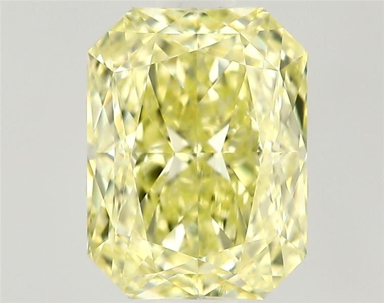 0.77ct Fancy Natural-even Yellow Radiant Natural Diamond