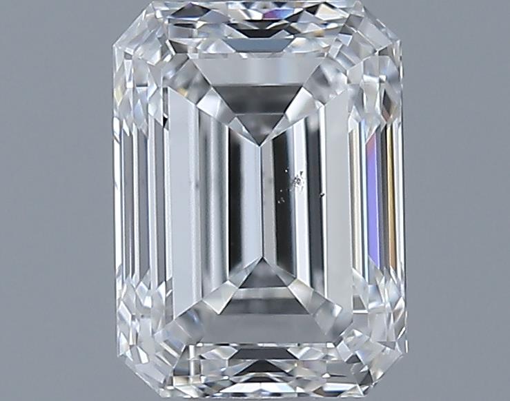 0.9ct Emerald E SI1 Natural Diamond