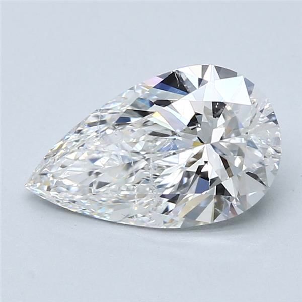 2.01ct Pear F SI2 Natural Diamond