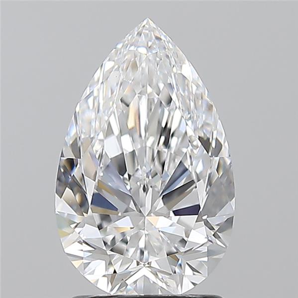 1.7ct Pear D VS2 Natural Diamond