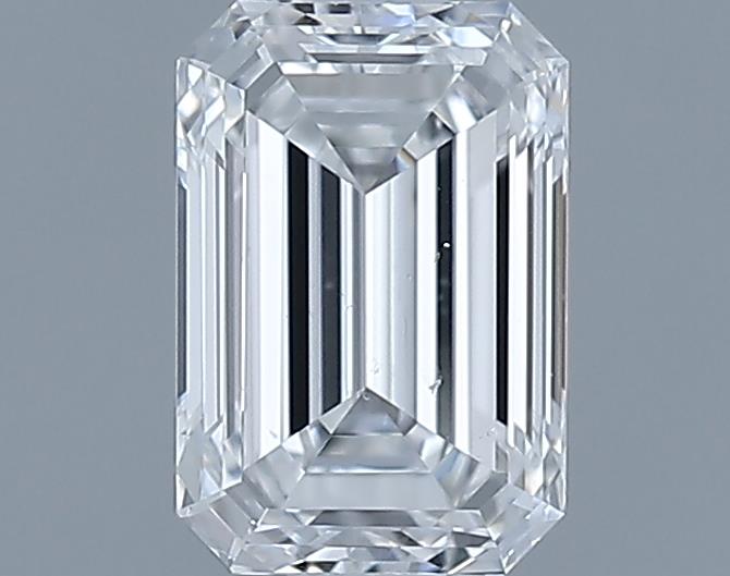 0.62ct Emerald D SI1 Natural Diamond