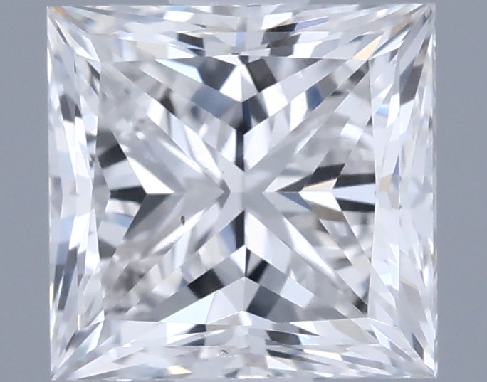 0.7ct Princess F SI1 Natural Diamond