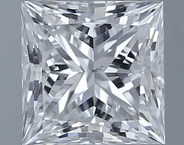 0.7ct Princess F SI1 Natural Diamond