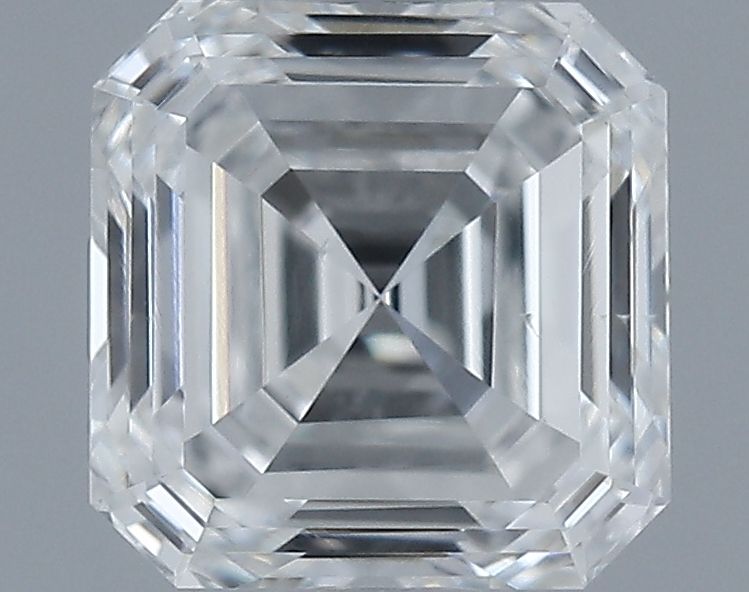 0.7ct Asscher F SI1 Natural Diamond