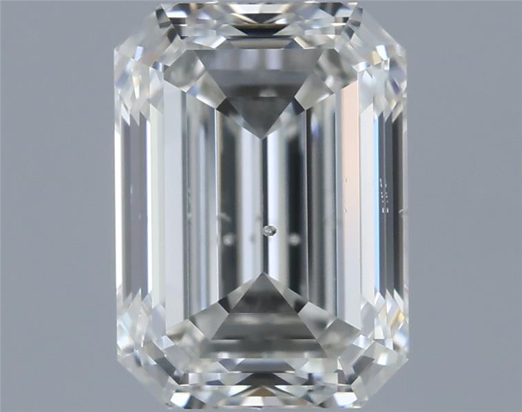 0.9ct Emerald H SI1 Natural Diamond