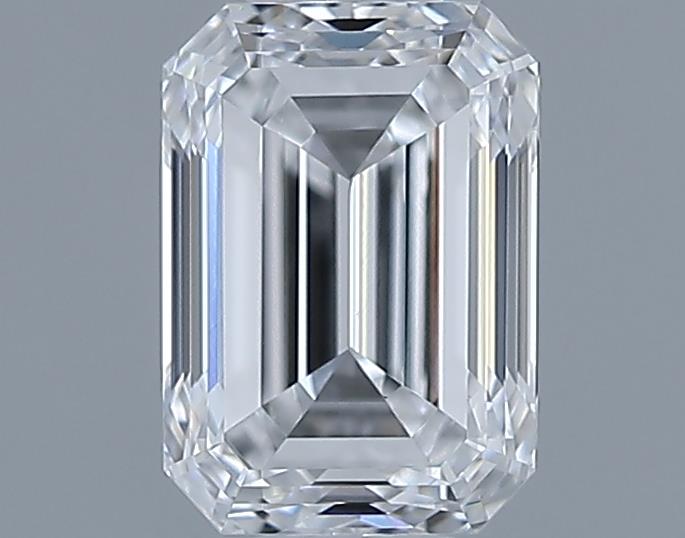 0.7ct Emerald D VVS2 Natural Diamond