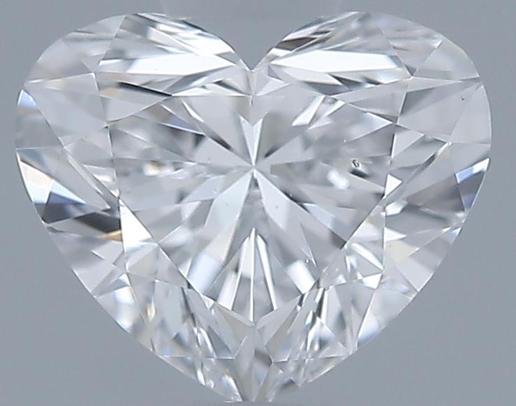 0.7ct Heart D SI1 Natural Diamond
