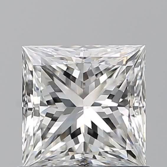 0.9ct Princess G SI1 Natural Diamond