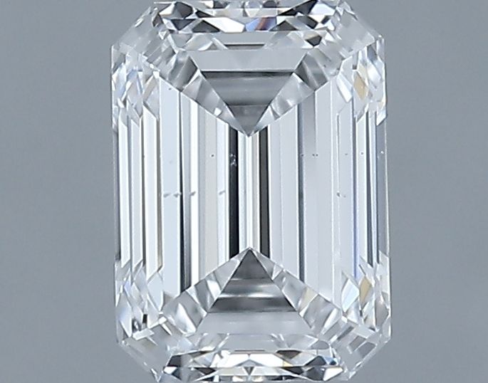 0.61ct Emerald D SI1 Natural Diamond