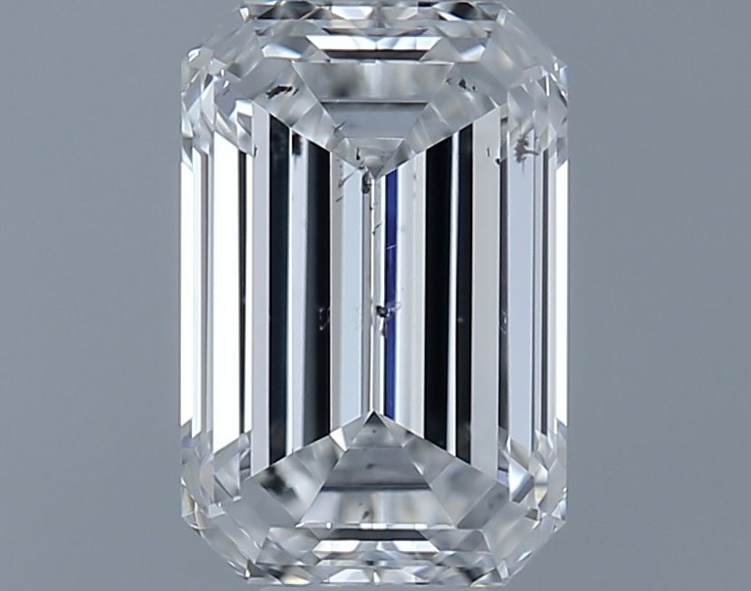 0.7ct Emerald E SI2 Natural Diamond