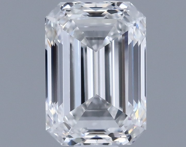 0.74ct Emerald F VS2 Natural Diamond