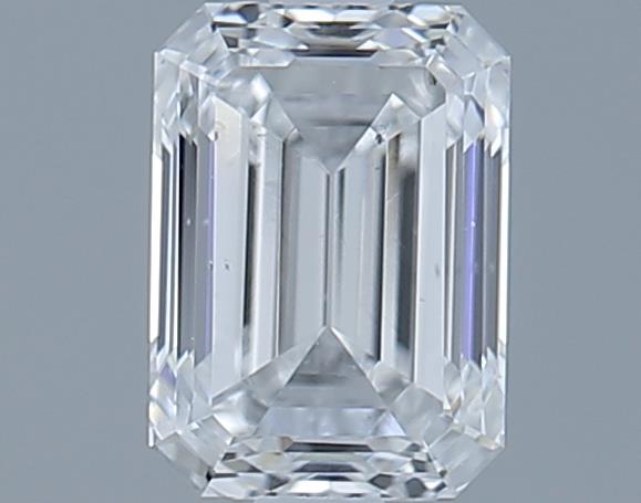 0.7ct Emerald E SI1 Natural Diamond