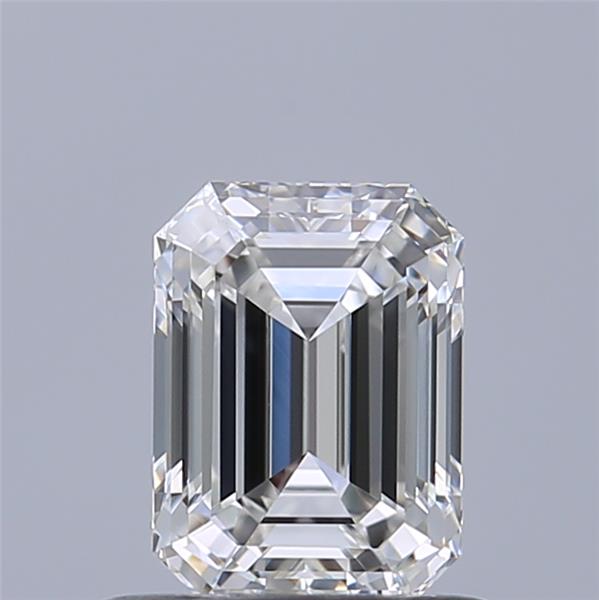 0.7ct Emerald F VVS1 Natural Diamond