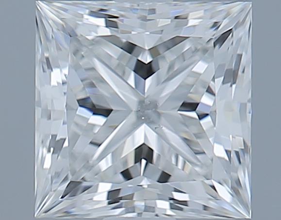 0.7ct Princess F SI1 Natural Diamond