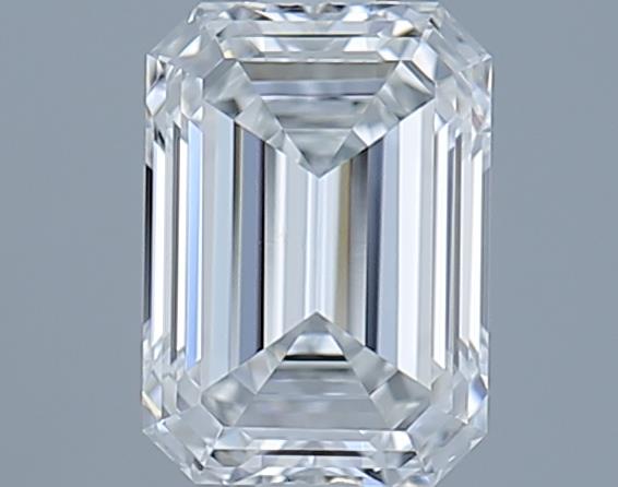 0.71ct Emerald F VS1 Natural Diamond