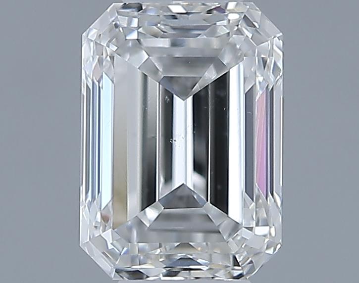 0.9ct Emerald F VS2 Natural Diamond