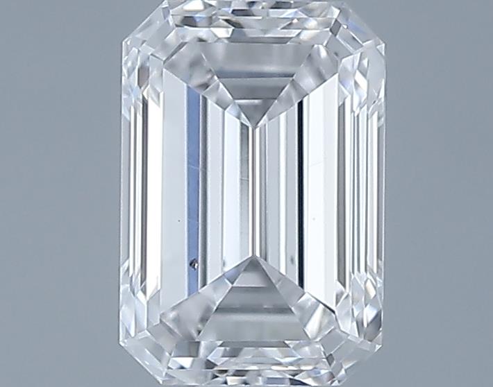 0.7ct Emerald D SI1 Natural Diamond